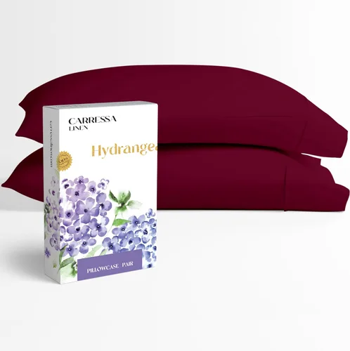 Vista 93 de Carressa Linen - Juego de sábanas 100% algodón de 600 hilos