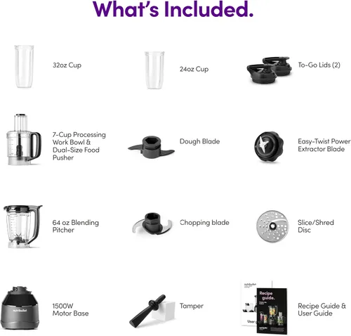 Vista 11 de nutribullet Triple Prep System NBKS50100, negro