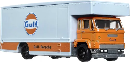Vista 4 de Hot Wheels Folleto de la flota de transporte del equipo con Porsche 917 LH '18