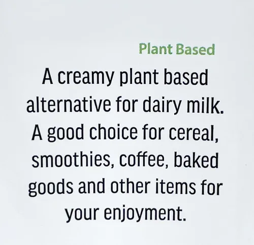 Vista 5 de Sysco Simply Plant Based Barista Blend - Leche de avena de 32 onzas líquidas, sin lácteos, Kosher, vegana y vegetariana, paquete de 2