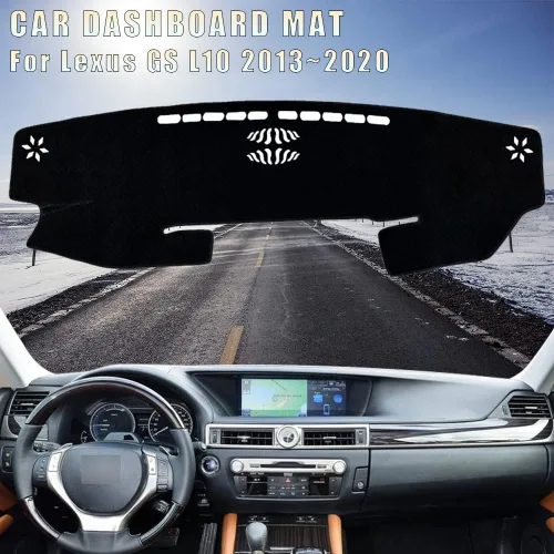 Vista 2 de Cubierta de franela para salpicadero, antideslizante, compatible con Lexus GS 350 250 450h L10 2013-2020