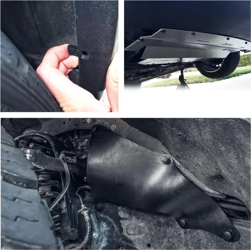 Vista 7 de GOOACC 70 piezas de protección contra salpicaduras para el motor, tornillos de protección del cuerpo del parachoques del guardabarros, retenedores