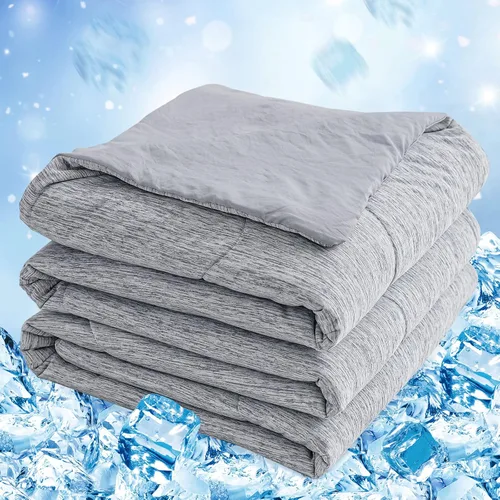 Vista 8 de CHOSHOME Edredón Refrescante Tamaño Twin, Manta Refrescante con Fibra de Enfriamiento Q-Max 0.45 Arc-Chill, Manta de Verano Fresca para Sudores