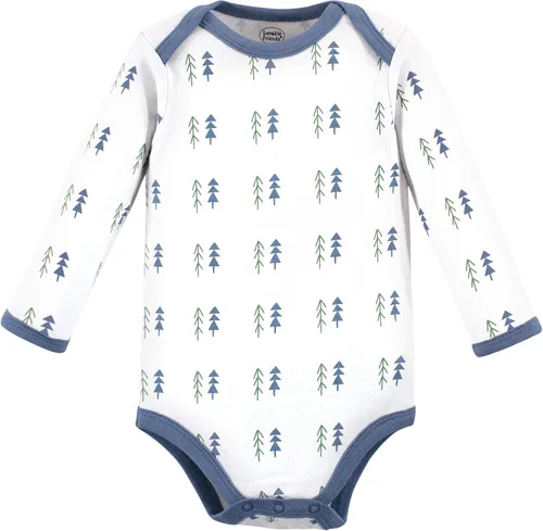 Vista 6 de Luvable Friends unisex-baby Cotton Long-sleeve Bodysuits
