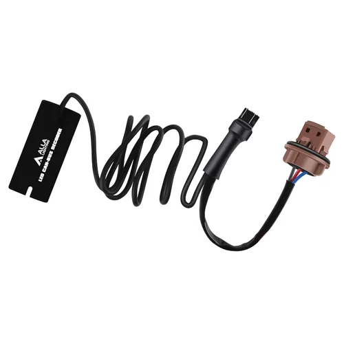 Vista 5 de Alla Lighting Decodificadores LED para antiparpadeo Fix Luces de señal de giro Bombillas Hyper Flash Resistor Adaptador Arnés Kits/Fix Error Free