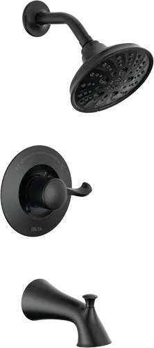 Vista 9 de Delta Faucet Esato 14 Series - Kit de molduras para bañera y ducha monomando, cromado 144897 (válvula incluida)