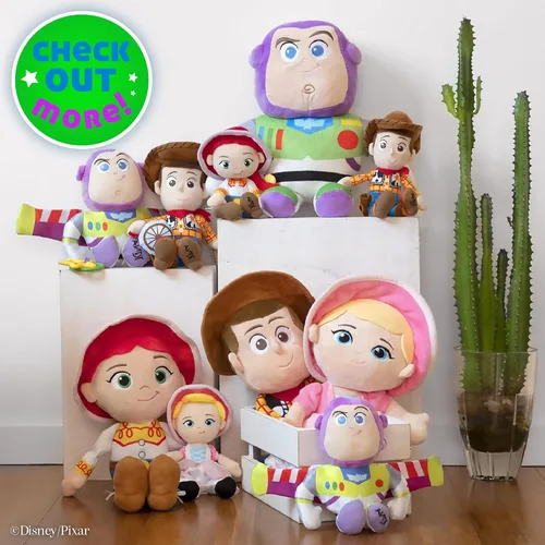 Vista 6 de Kids Preferred Disney Pixar Toy Story Little Green Man Alien Cuteeze - Juguete de peluche de animal relleno extra suave para bebés y niños y niñas