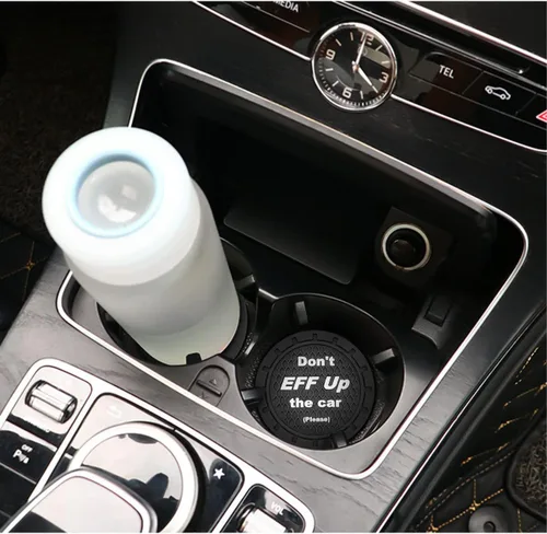 Vista 7 de 8sanlione Paquete de 2 posavasos para portavasos de automóvil, 2.75 pulgadas, antideslizante, con inserto de PVC, antiarañazos, para mujeres