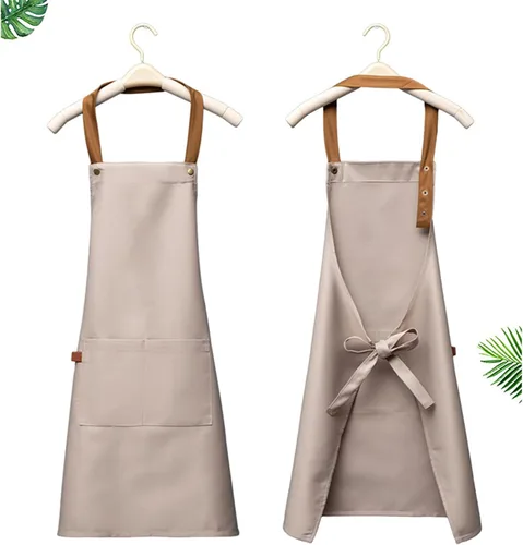 Vista 6 de Delantal personalizado personalizado para mujeres/hombres, delantales de cocina ajustables para estilistas de peluquería, delantales impermeables