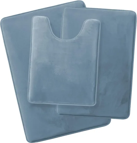 Vista 86 de Clara Clark Alfombra de Baño 24" x 17" - Alfombras de Baño, Tapete de Baño de Espuma Viscoelástica, Afelpado, Acogedor, Ultra Suave, Antideslizante