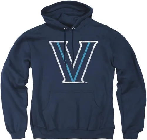 Vista 102 de Distressed College Primary Logo Adult Pullover Hoodie Collection 1 Universidad Estatal de Albany