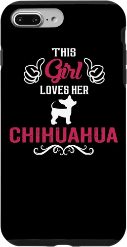 Vista 9 de Funda para iPhone 15 This Girl Loves Her Chihuahua Dog Mom