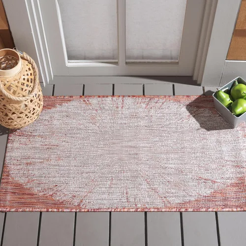 Vista 25 de Safavieh Courtyard Collection CY8893 - Alfombra decorativa para interiores y exteriores, no desprende pelusa, fácil de limpiar, 2 x 3 pies 7 beige