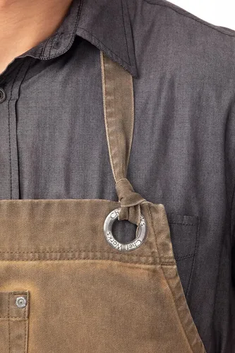 Vista 5 de Chef Works Delantal unisex Dorset con peto