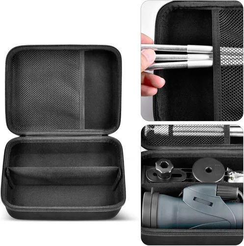 Vista 3 de Funda para telescopio monocular compatible con Gosky de 12 x 55 / para Eullsi/para PhysioPhyx 80 x 100 / para Pankoo 12 x 50 / para Titan 12x55