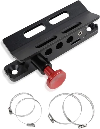 Vista 8 de Barra antivuelco de liberación rápida para extintor de incendios, soporte de montaje para extintor compatible con Jeep Wrangler Gladiator Ford