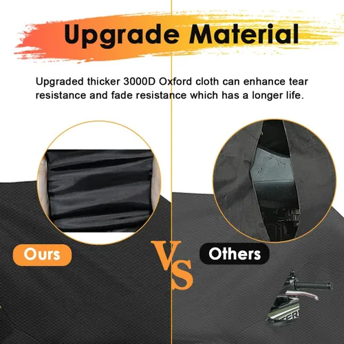 Vista 3 de Cubierta para ATV impermeable resistente 300D, cubierta para 4 ruedas, cubiertas de protección al aire libre para todo tipo de clima, adecuadas
