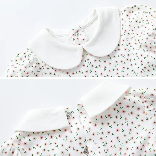 Vista 151 de pureborn Vestido de bebé niña 0-24 meses