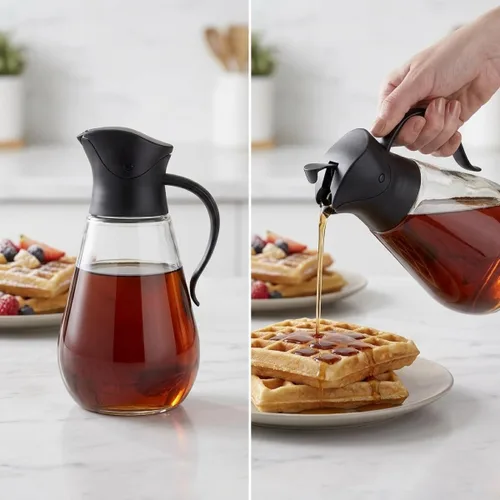 Vista 6 de Mrs. Anderson's Baking Store'N Pour - Dispensador de jarabe, sin BPA, capacidad de 18.5 onzas