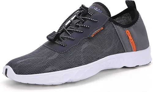 Vista 2 de Whatseaso Zapatos acuáticos para mujeres y hombres, ligeros, de secado rápido, para playa, adultos, zapatos deportivos para natación, surf, piscina