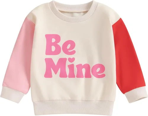 Vista 76 de Sudadera con cuello redondo para el día de San Valentín para bebé, niña, niño, para el día de San Valentín
