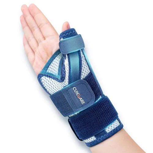 Vista 11 de CURECARE Nueva Férula de Pulgar Actualizada para Mujeres y Hombres, Férula de Pulgar Reversible para el Síndrome del Pulgar Gatillo para Soporte