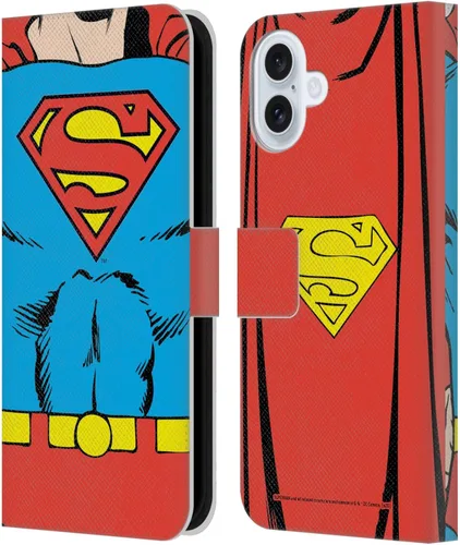 Vista 103 de Head Case Designs Funda de piel con licencia oficial de Superman DC Comics con logotipos negros y rojos compatible con Apple iPhone 11