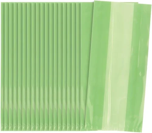 Vista 12 de Bolsas de plástico de celofán azul bebé para fiestas - 11.5" x 5" (30 unidades) Perfectas para regalos, dulces, golosinas