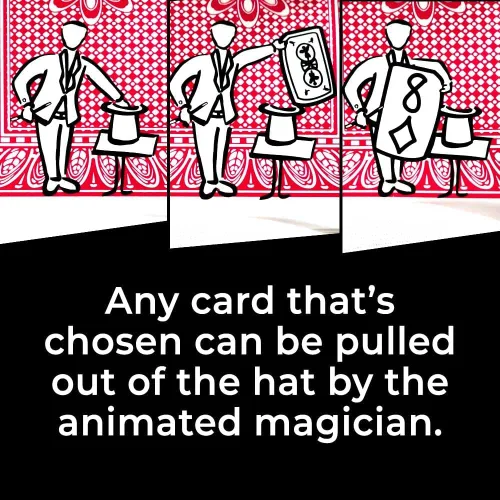 Vista 4 de Magic Makers Baraja mágica de dibujos animados