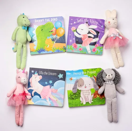 Vista 5 de Stephen Joseph, Juguete de Animal de Peluche de 11 pulgadas, Muñeca de Felpa Pequeña Súper Suave, Juguetes para Bebé, Niños Pequeños, Niños
