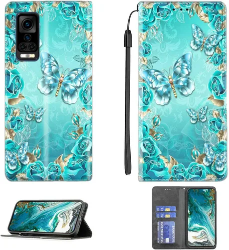 Vista 215 de jioeuinly ATT Motivate 2 - Funda compatible con ATT Motivate 2, funda con soporte abatible y cierre magnético DJS