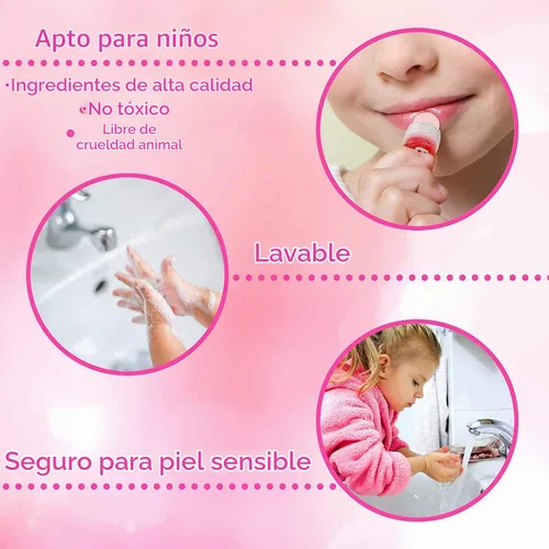 Vista 3 de Colección de manicura de 7 días - Juego de uñas a presión de 84 piezas para niños (BFF)