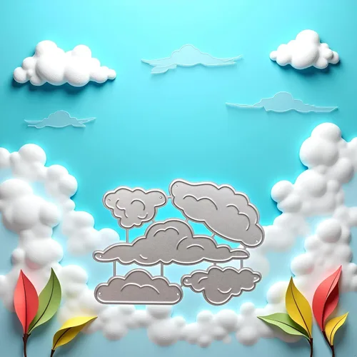Vista 2 de Troqueles de metal para hacer tarjetas, álbumes de recortes, álbum de fotos, decoración en relieve, papel decorativo, bricolaje, manualidades