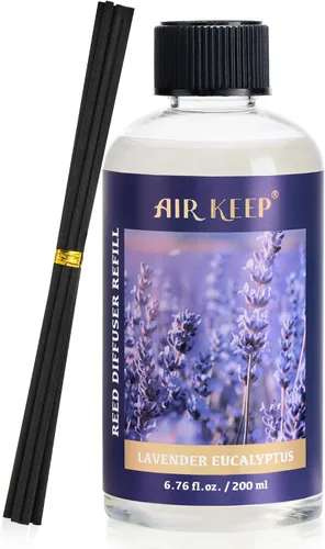 Vista 13 de Airkeep - Recarga de aceite para difusor de varillas/Brisa de abril/100ml