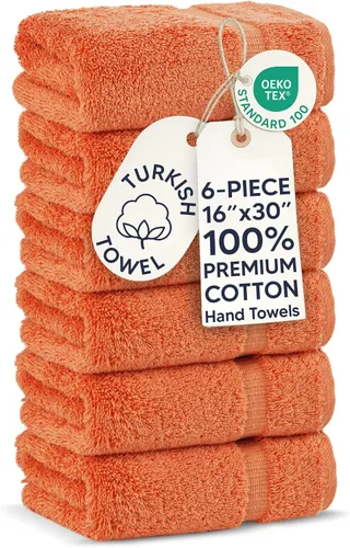 Vista 57 de Chakir Turkish Linens - Toallas turcas de 100% algodón, suaves y absorbentes (juego de 3 toallas personalizables, color aguamarina)
