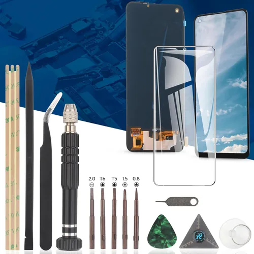Vista 7 de Pantalla OLED para Oneplus Nord N20 5G Reemplazo de pantalla para Oneplus Nord N20 5G GN2200 CPH2459 Pantalla LCD Pantalla táctil Digitalizador