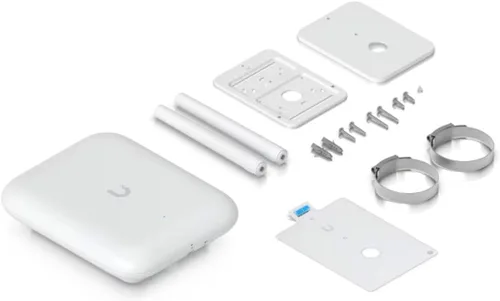 Vista 6 de U7 Wi-Fi 7 AP para exteriores de doble banda resistente a la intemperie, versión estadounidense, paquete con cable de conexión QALYNX delgado Cat6A