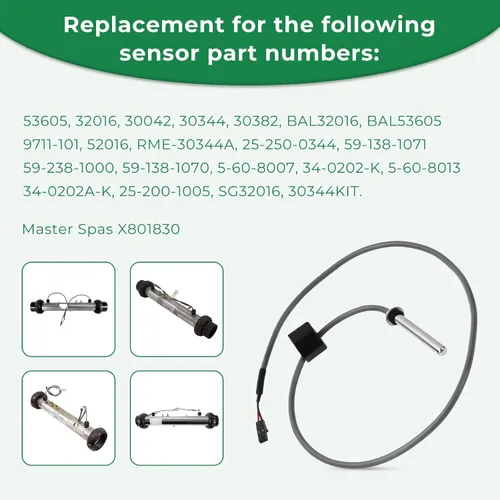 Vista 4 de Repuesto de piezas de spa para sistema Balboa Sensor M7 (1 paquete)
