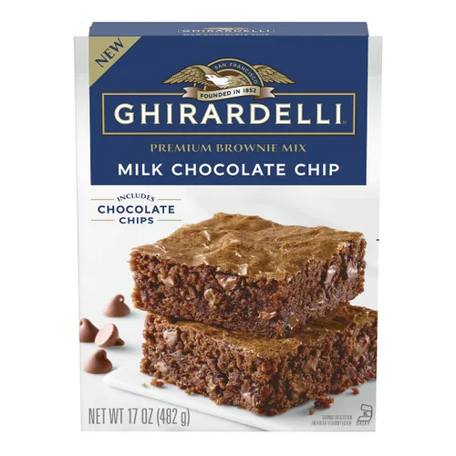 Vista 10 de Ghirardelli Brownie & Cookie Mix - Mezcla de galletas con chispas de chocolate oscuro (16.75 onzas) y mezcla de brownie de caramelo salado