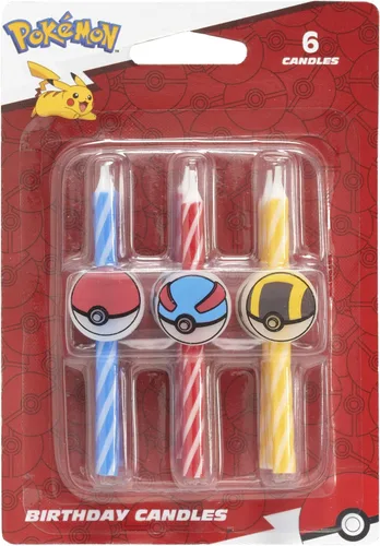 Vista 4 de Pokèmon - Velas de cumpleaños Decoración de pastel de fiesta 6