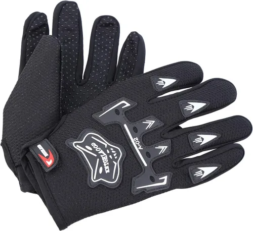 Vista 7 de Casco de motocross para ATV y moto de tierra, casco todoterreno con guantes y gafas para unisex, adulto, joven, aprobado por DOT/FMVSS 218