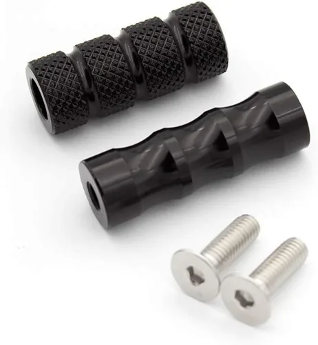 Vista 2 de Estriberas de freno para palanca de cambios de motocicleta con agujero de 0.236 in, pedal universal para retrasos, color negro