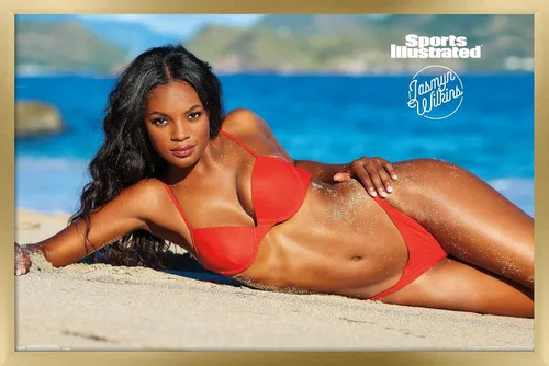 Vista 14 de Trends International Sports Illustrated: Swimsuit Edition - Póster de pared Jasmyn Wilkins 18, 22.4 pulgadas de largo x 14.7 pulgadas, versión