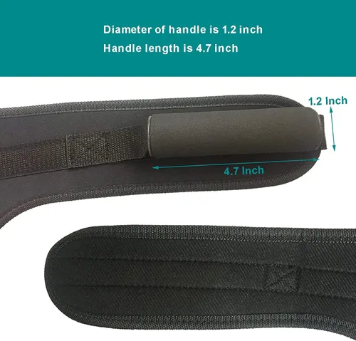 Vista 5 de Abdominal Crunch Harness Straps,Arnés de tracción de ejercicio trasero Correa de hombro, cinturón de crunch en forma de V, correas abdominales
