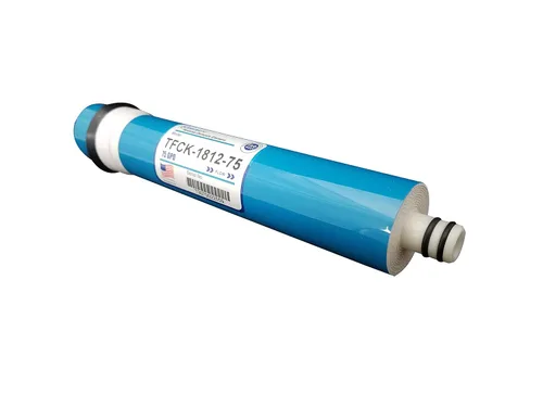 Vista 3 de PureT TFCK-1812-75 - Filtro de membrana semipermeable de ósmosis inversa, capacidad de 75 galones por día, filtro de agua para purificación