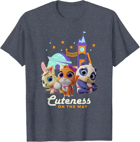 Vista 73 de Disney Camiseta Junior T.O.T.S. Cuteness On the Way Negro