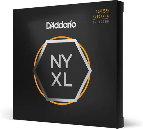 Vista 24 de D'Addario cuerdas para guitarra eléctrica, NYXL niqueladas, NYXL1152, calibre medio/pesado superior 11-52, juego de 6 cuerdas, paquete de 1