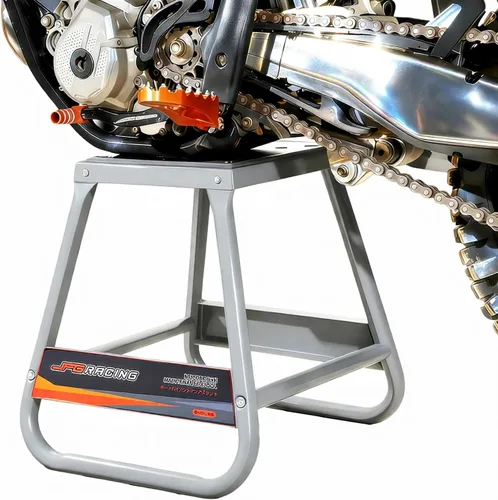 Vista 10 de JFG RACING Soporte de motocicleta desmontable para motocross, universal, antideslizante, mantenimiento para la mayoría de motocicletas, color negro