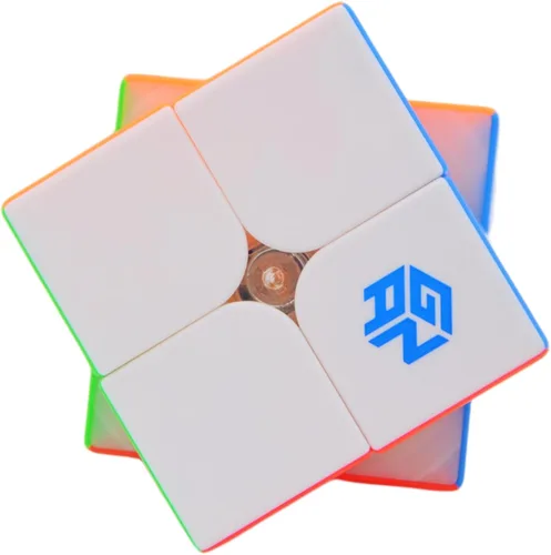 Vista 5 de Bukefuno GAN 251 Air 10th Anniversary Edition 2x2 Cubo mágico magnético GAN 251 Air M 2x2x2 cubos sin calcomanías Gans Mini imanes