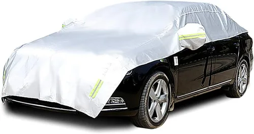 Vista 11 de Funda para Media Carrocería de Automóvil con Algodón Cubiertas para Carrocería de Auto para Todo Tipo de Clima Exterior Interior para Todas
